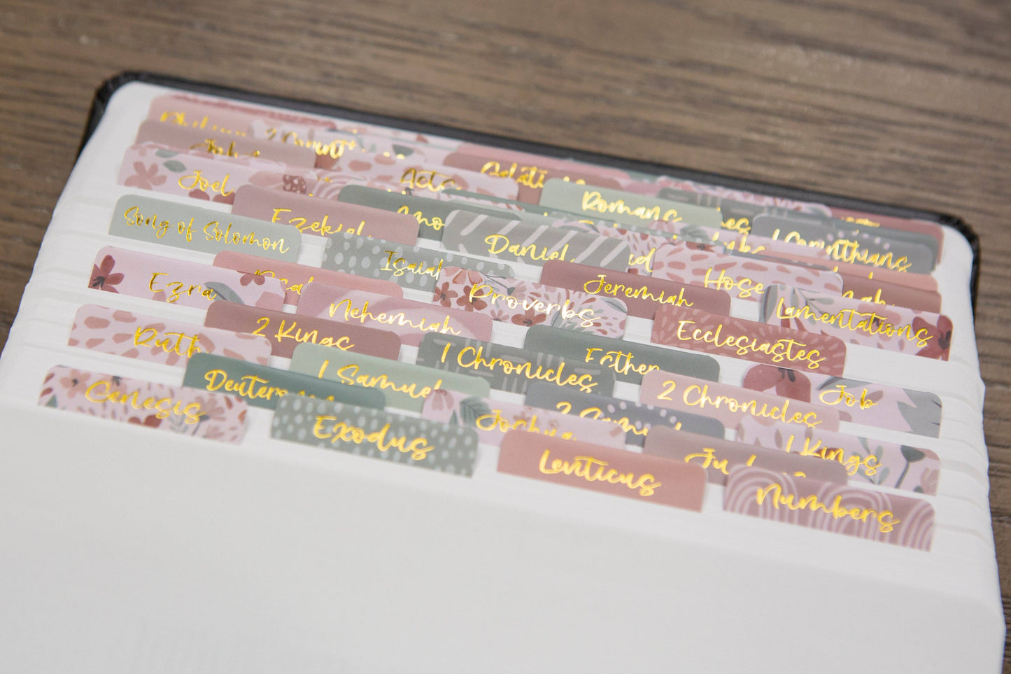 Bible Book Tabs | Pretty Bible Tabs