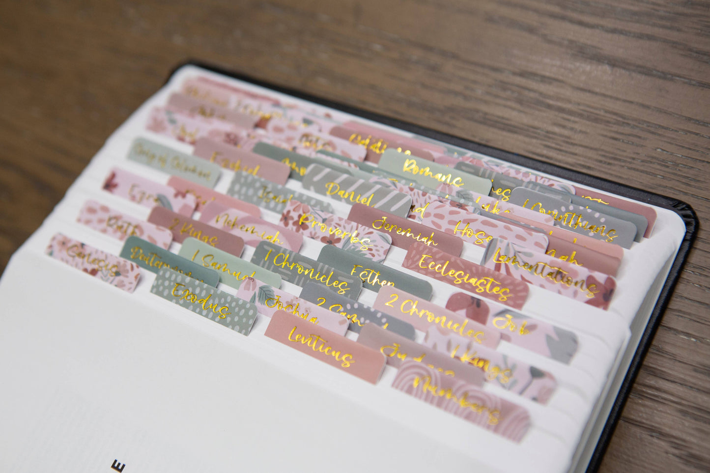 Bible Book Tabs | Pretty Bible Tabs