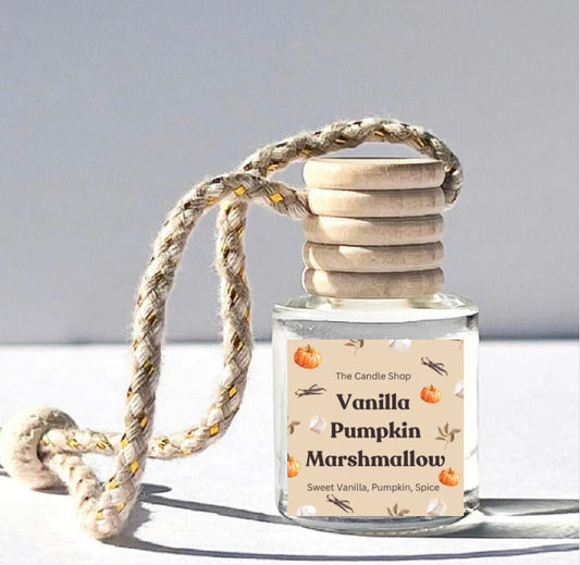 The Candle Shop- Vanilla Pumpkin Marshmallow Car Freshener