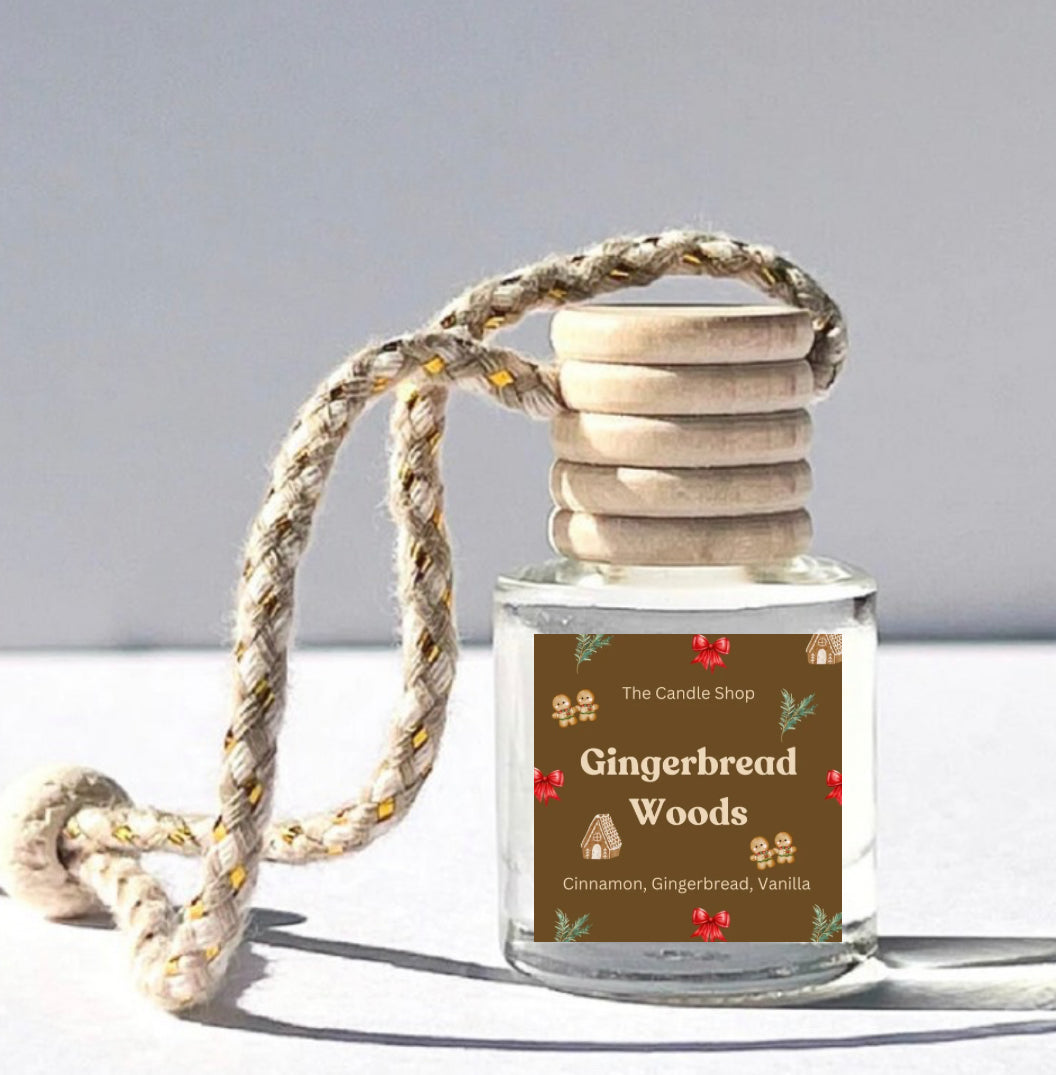 The Candle Shop- Gingerbread Woods Car Freshener