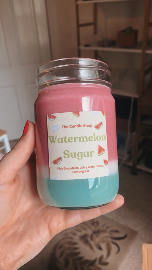 The Candle Shop- 10 ounce Watermelon Sugar Candle