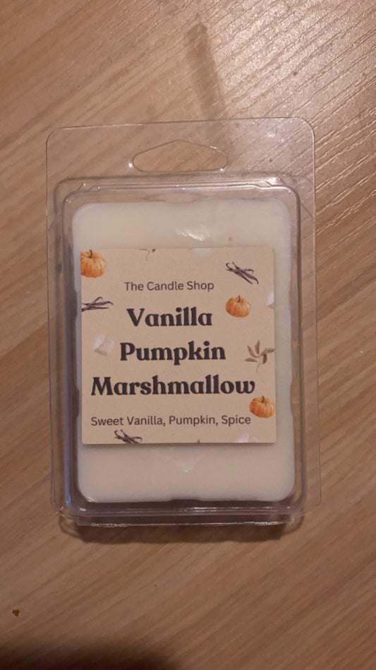 The Candle Shop- Wax Melts in Vanilla Pumpkin Marshmallow