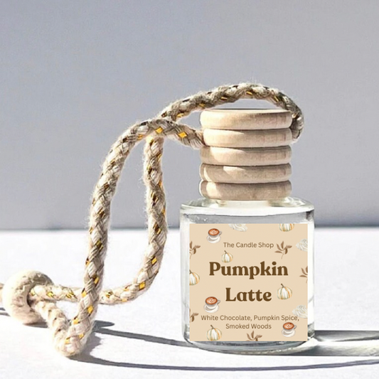 The Candle Shop- Car Freshener in Pumpkin Latte