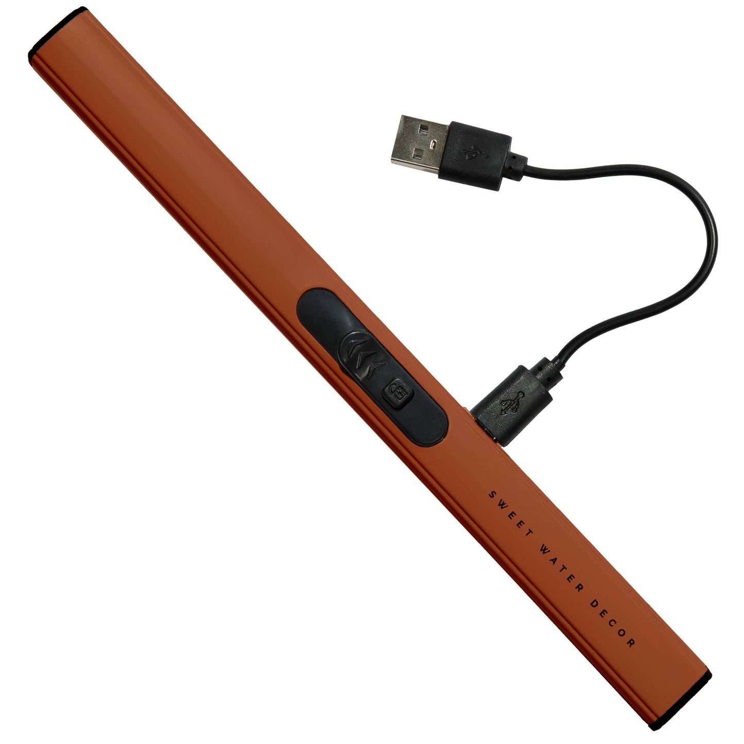 Burnt Orange Rechargeable Electric Lighter