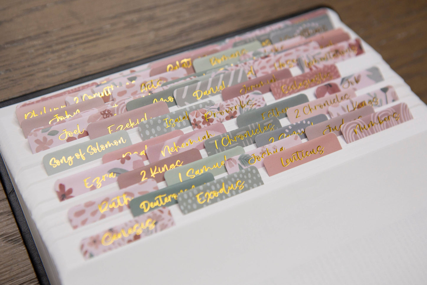 Bible Book Tabs | Pretty Bible Tabs