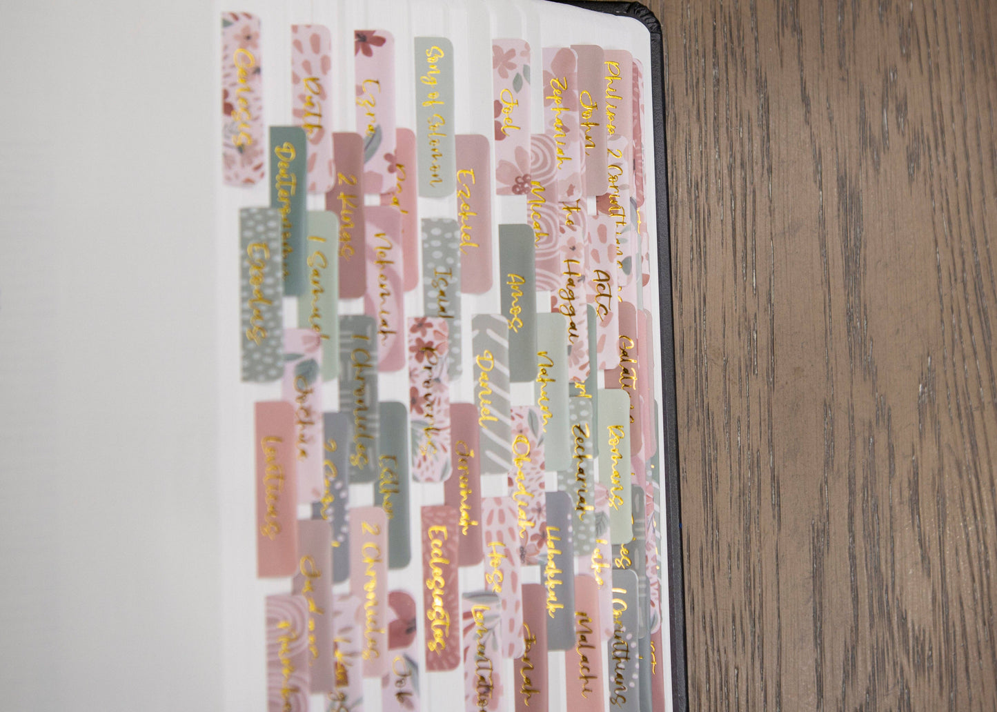 Bible Book Tabs | Pretty Bible Tabs