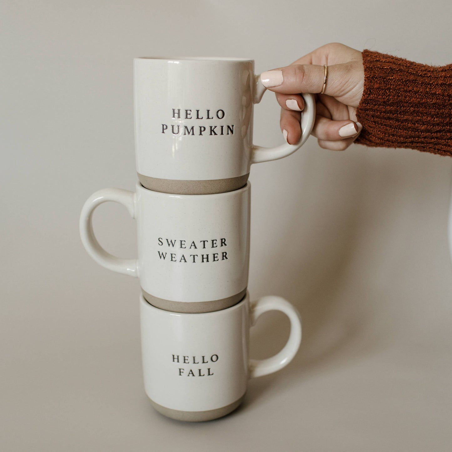 Hello Fall Stoneware Coffee Mug - Fall Decor & Gifts